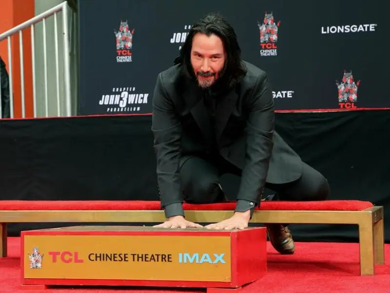 Hand- und Fußabdruckzeremonie für Keanu Reeves