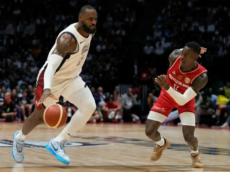 Basketball: Länderspiel  USA - Deutschland