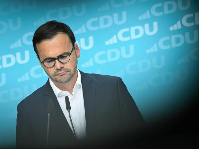 Nach der Landtagswahl in Brandenburg - CDU Pressekonferenz