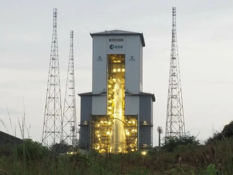 Ariane 6 vor dem geplanten Start ins All