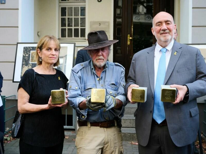 Stolpersteinverlegung in Berlin