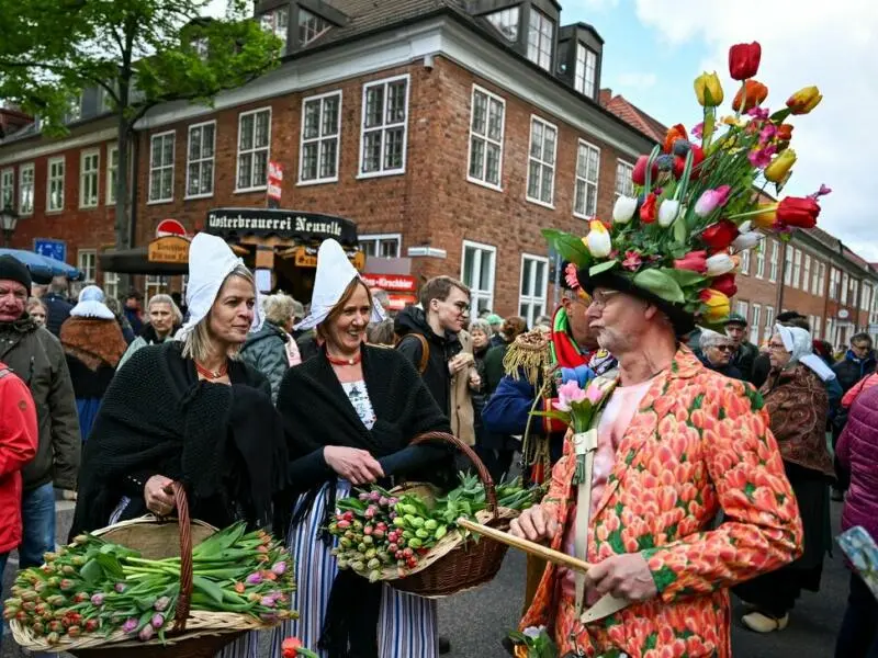 22. Tulpenfest im Holländischen Viertel von Potsdam