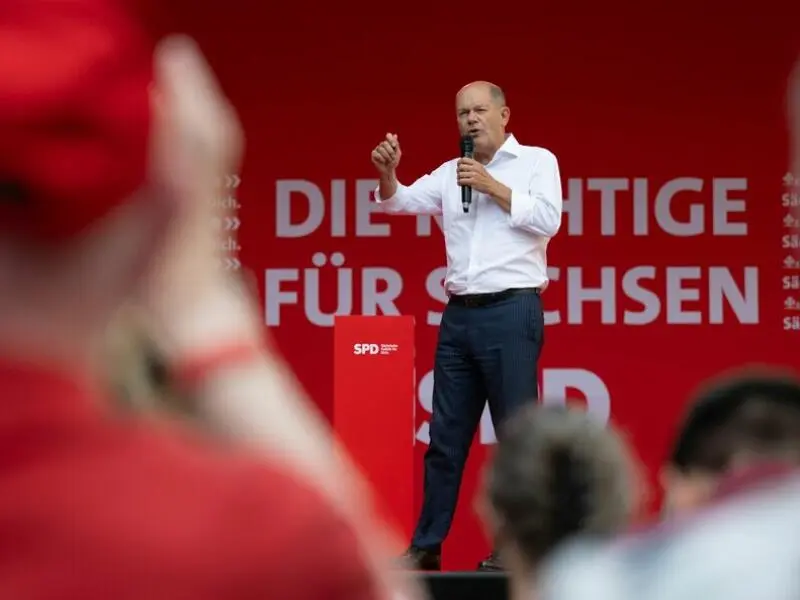 Wahlkampfabschluss der SPD in Sachsen