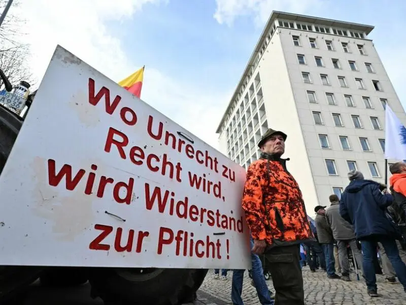 Thüringer Landtag - Demonstration