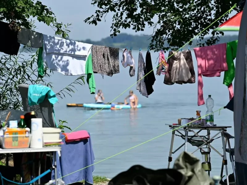 Volle Campingplätze in Oberbayern