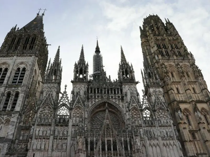Seine-Radweg - Kathedrale in Rouen