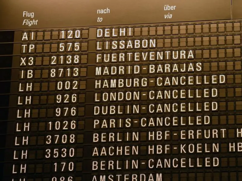 Verdi-Warnstreik des Lufthansa-Bodenpersonals – Frankfurt/Main