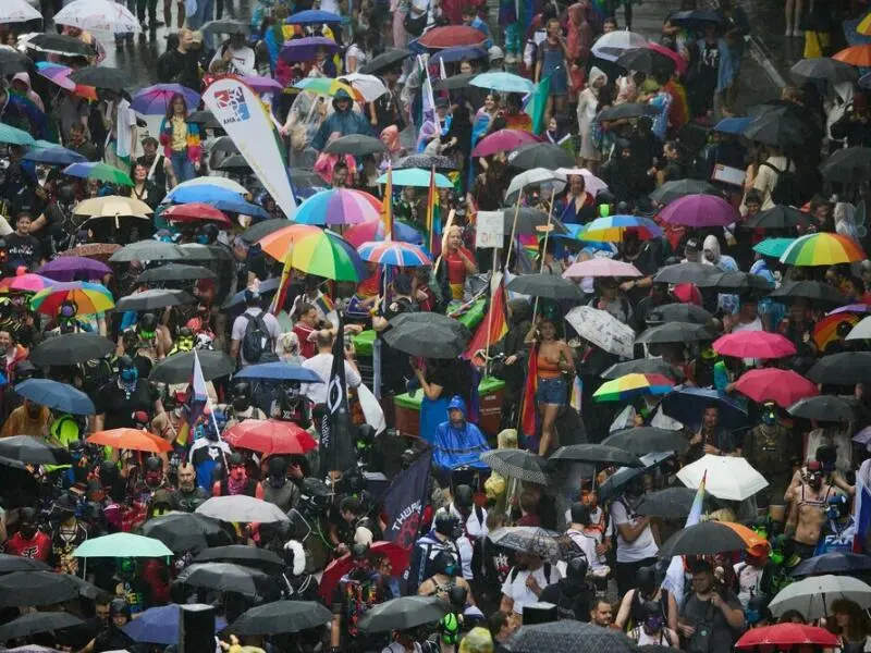 46. Berlin Pride Umzug zum Christopher Street Day