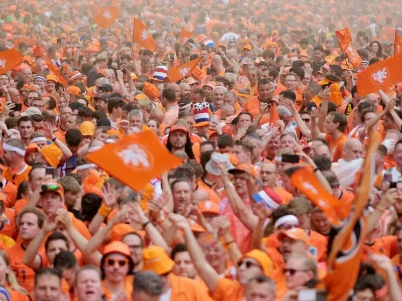 Euro 2024: Fanmarsch Niederlande