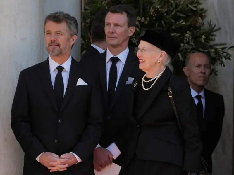 Kronprinz Frederik und Königin Margrethe