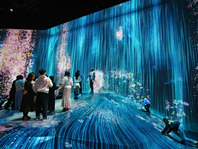 Installation im teamLab Borderless Tokyo