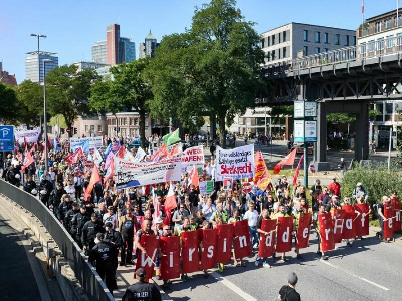 Frühere Verdi-Demonstration