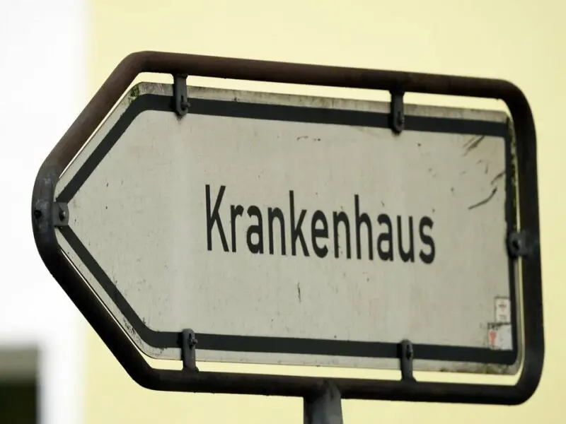 Weg zum Krankenhaus