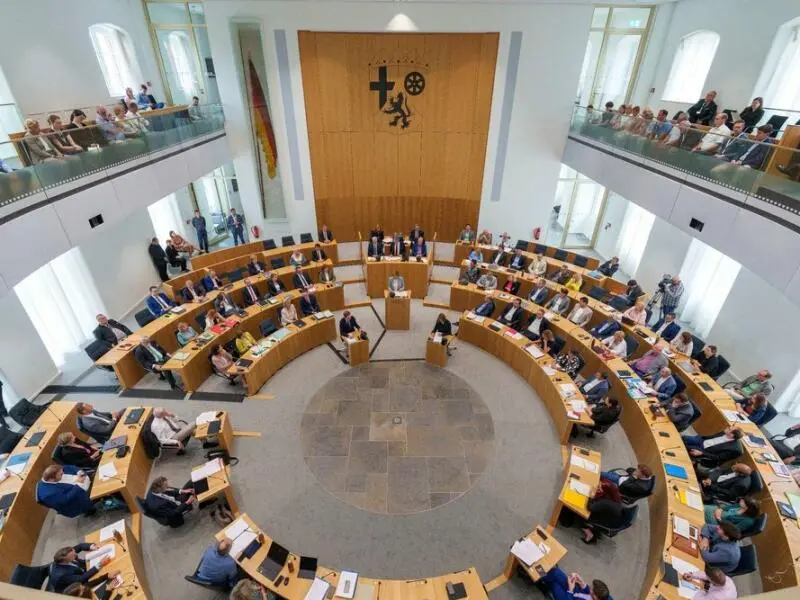 Plenarsitzung Landtag Rheinland-Pfalz