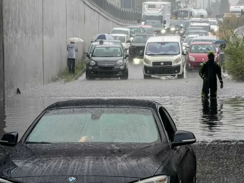 Unwetter in Mailand