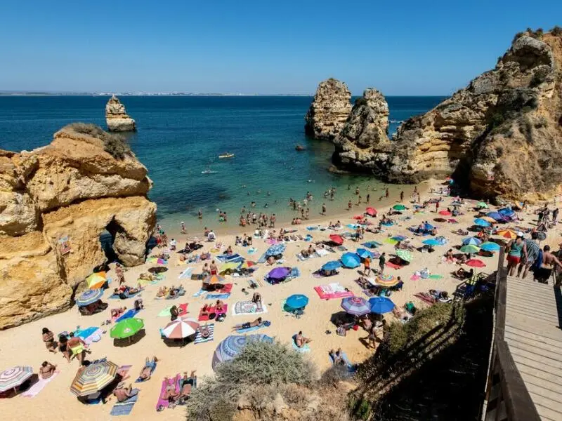 Strandleben an der Algarve