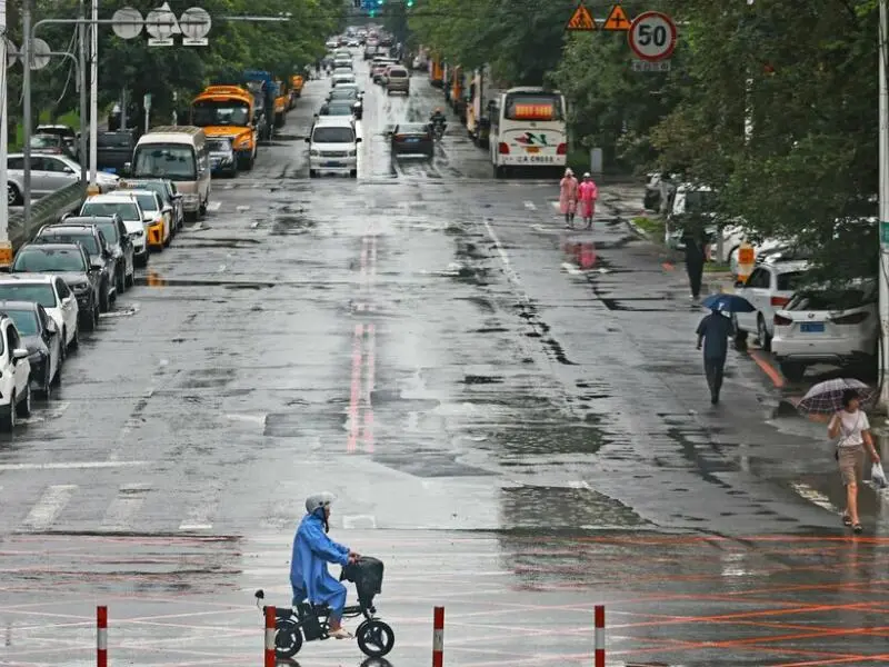 Unwetter in China