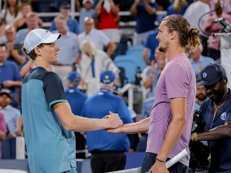 Alexander Zverev und Jannik Sinner