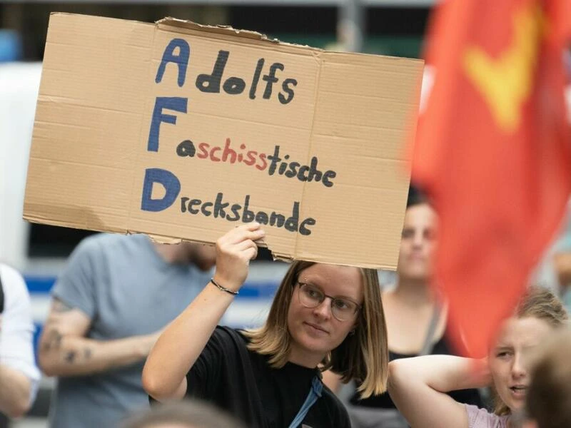 Protest gegen AfD