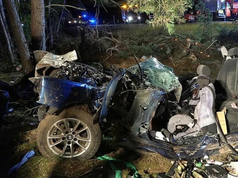 Drei Tote bei Verkehrsunfall in Brandenburg