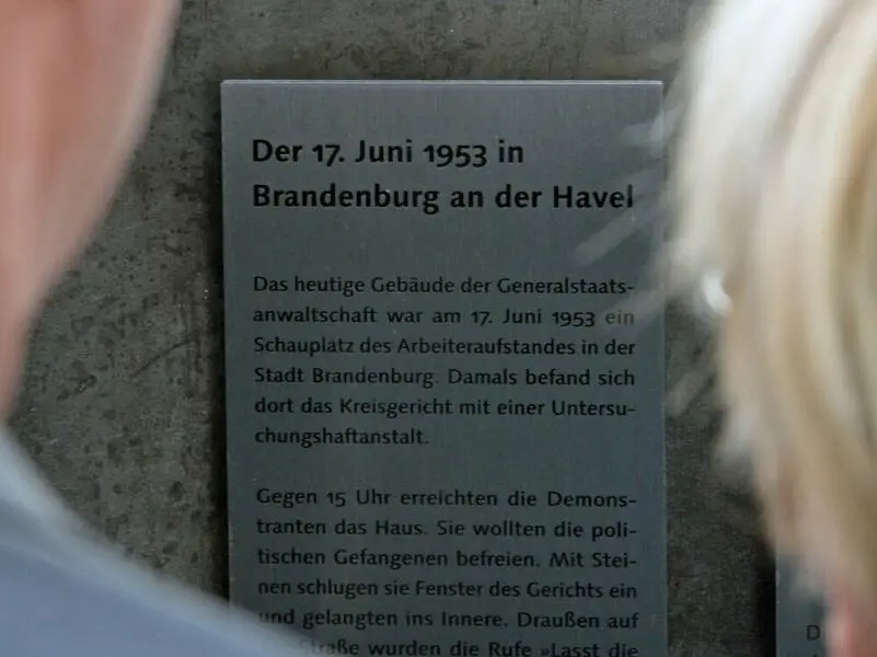 Gedenken an Volksaufstand vom 17. Juni 1953 in Brandenburg