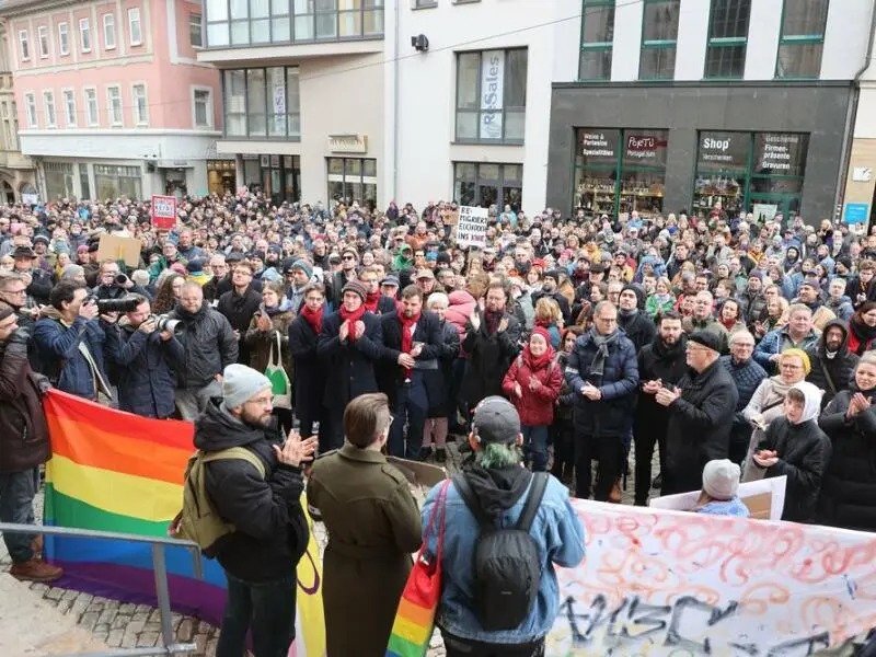 Demonstrationen gegen rechts – Jena