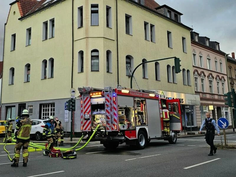 Verletzte bei mehreren Bränden in Essen