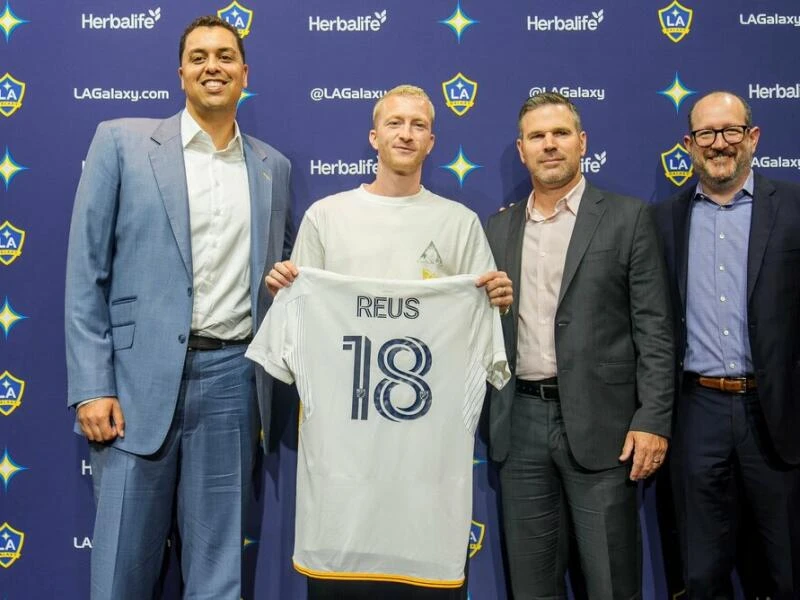 Vorstellung Marco Reus bei neuem Team Los Angeles Galaxy