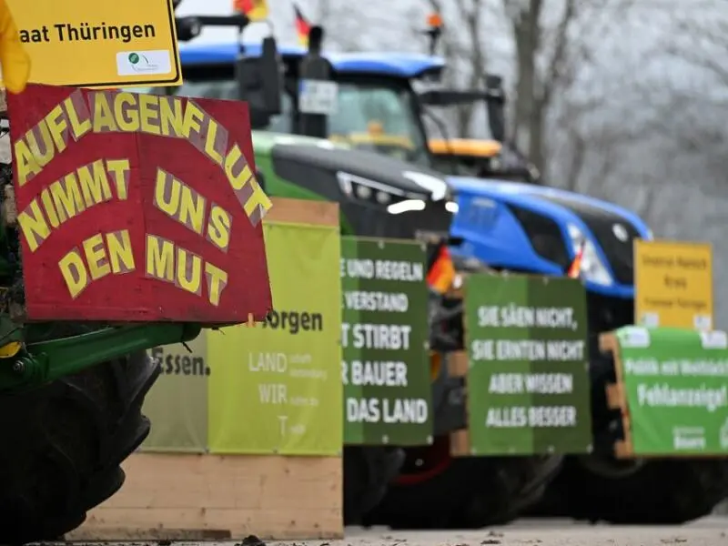 Bauernproteste - Erfurt