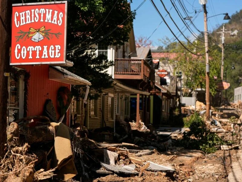 Nach Hurrikan «Helene» - North Carolina