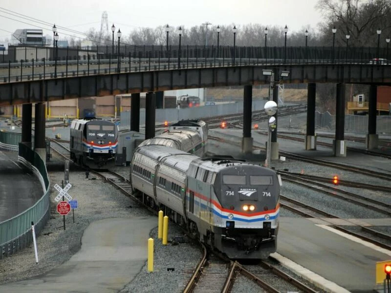 Amtrak-Zuges in Albany