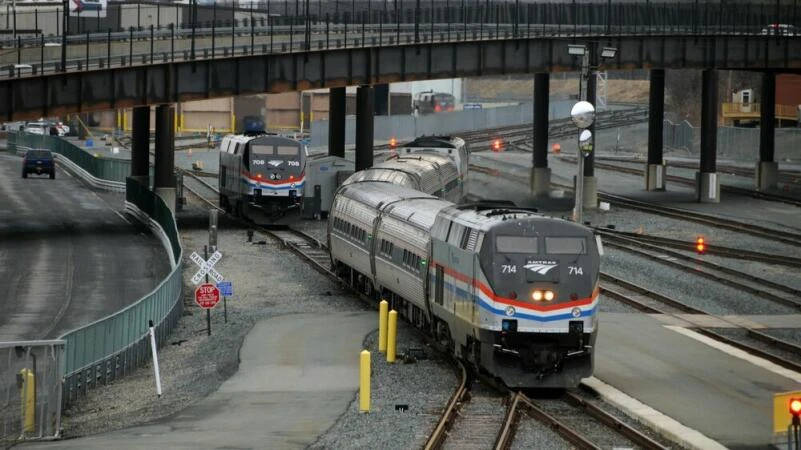 Amtrak-Zuges in Albany