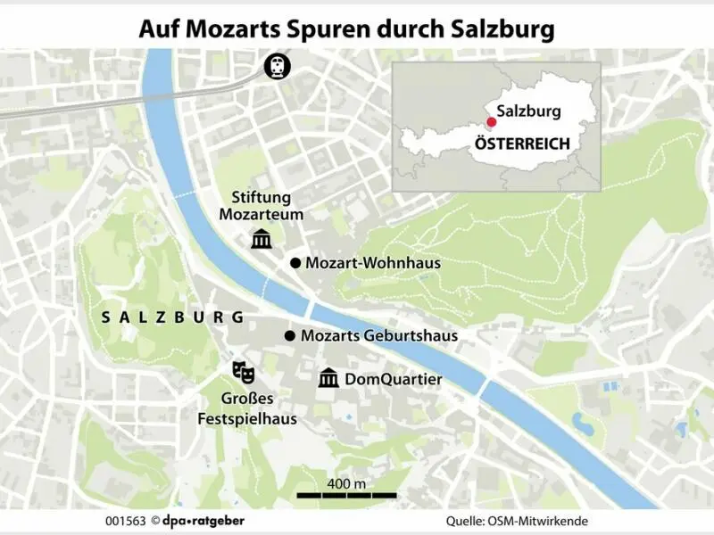 Auf Mozarts Spuren durch Salzburg