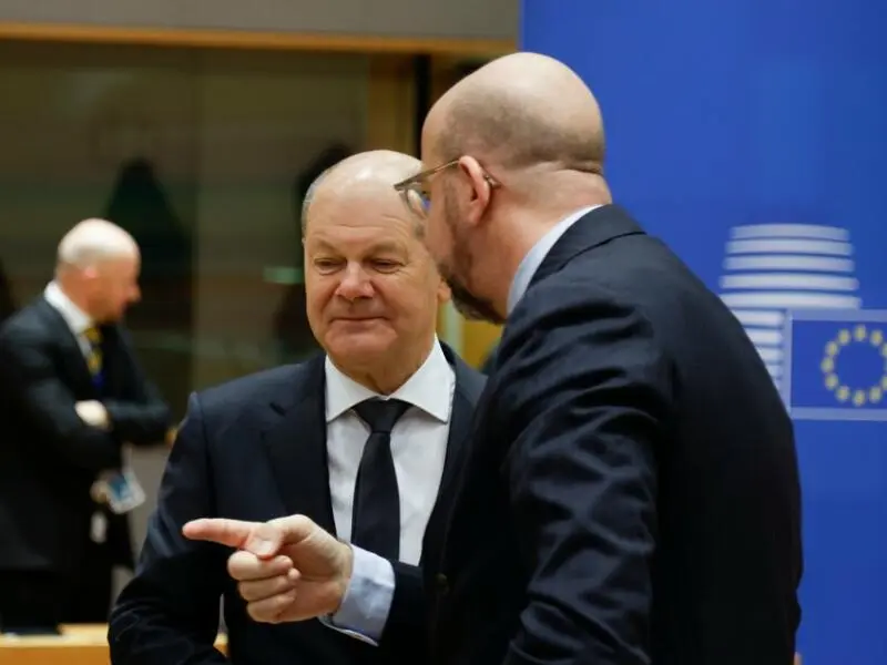 EU-Gipfel - Scholz + Michel