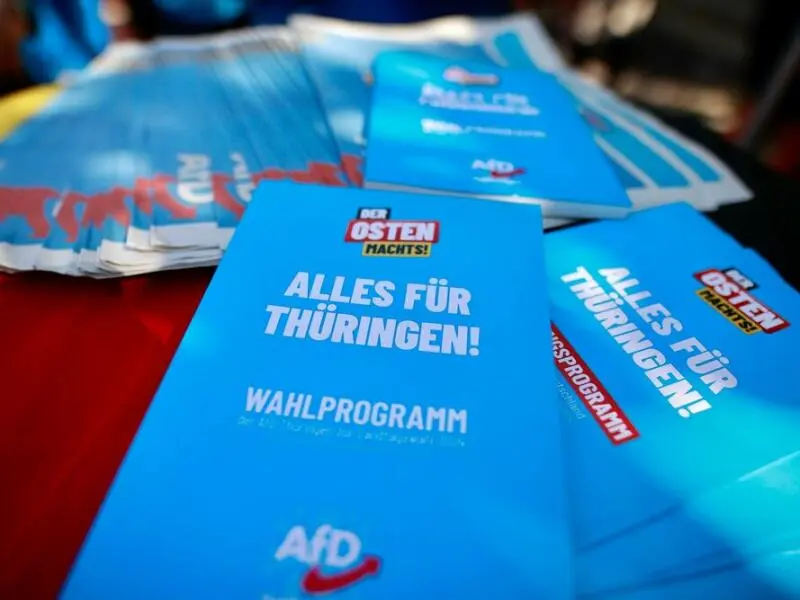 Wahlkampf AfD in Thüringen