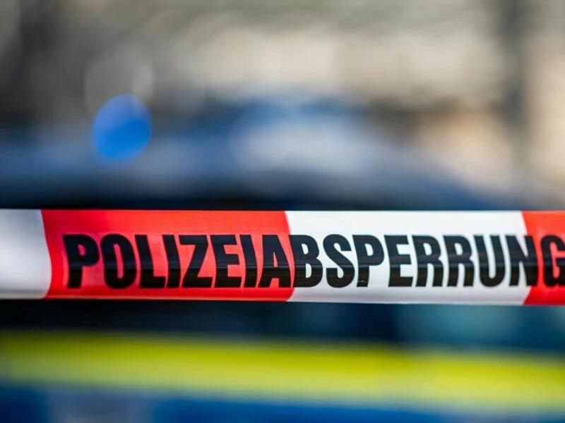 Absperrung der Polizei