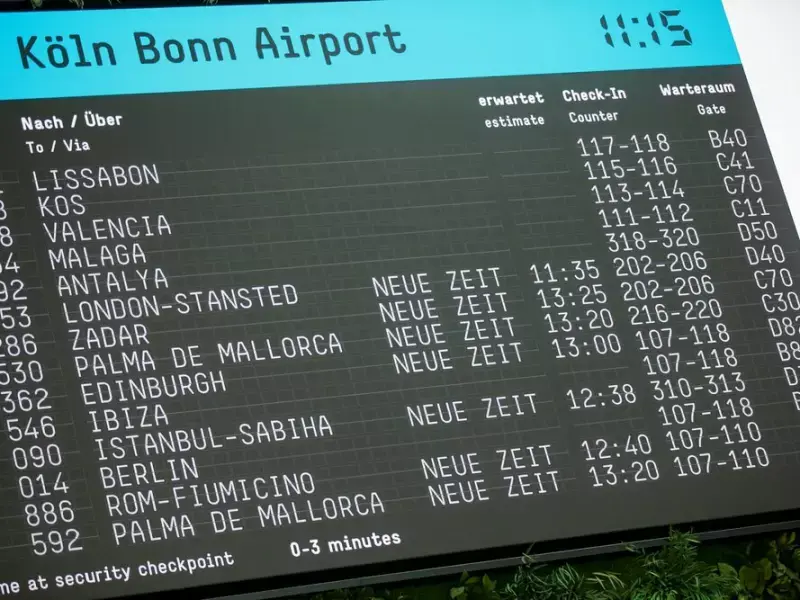 Weltweite IT-Ausfälle – Flughafen Köln-Bonn