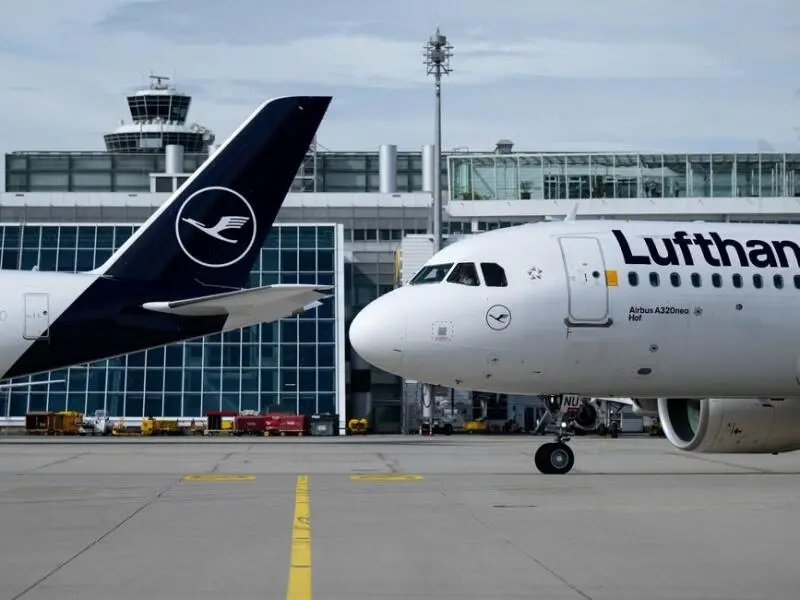 Lufthansa-Flugzeuge in München