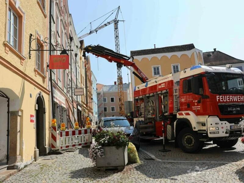 Unfall bei Bauarbeiten in Oberösterreich