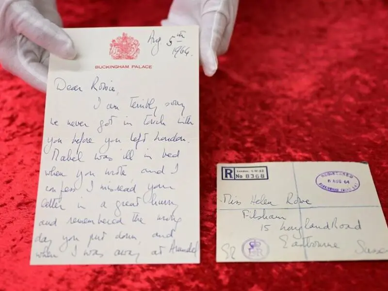 Persönlicher Brief von Queen Elizabeth II.