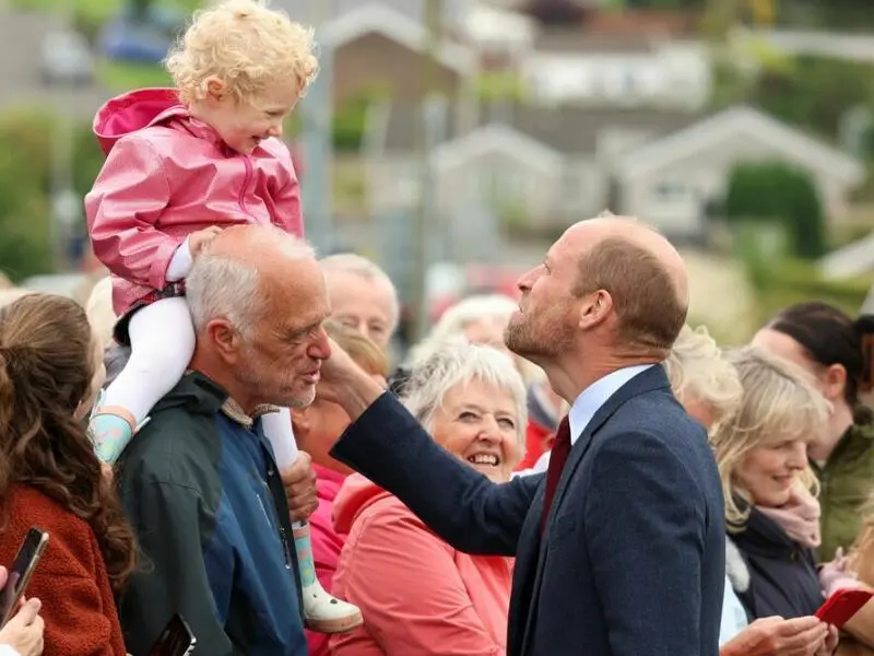 Königlicher Besuch in Wales