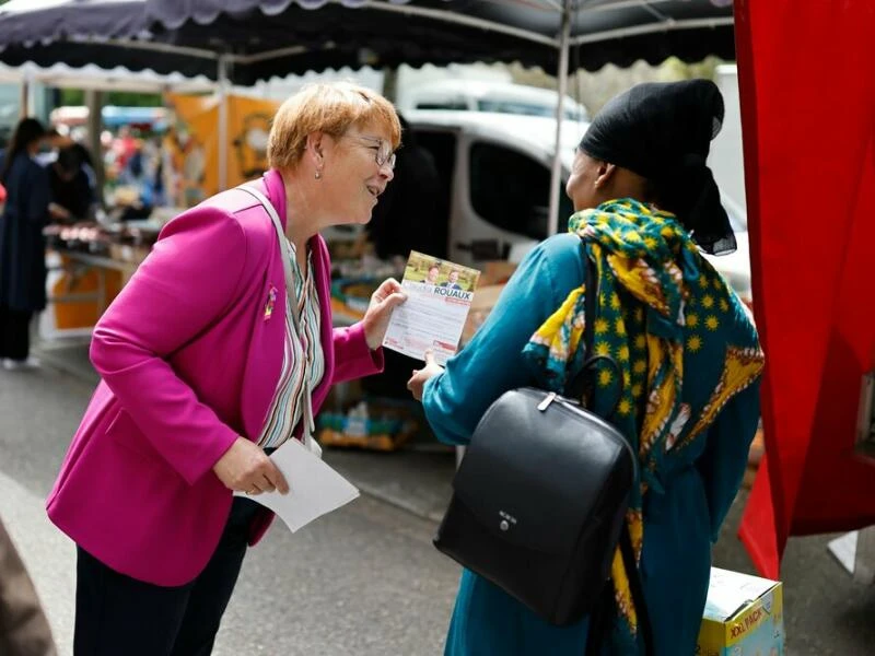 Vor der zweiten Runde der Parlamentswahl in Frankreich