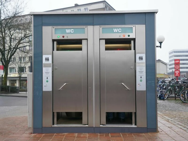 Öffentliche Toilette in Hamburg