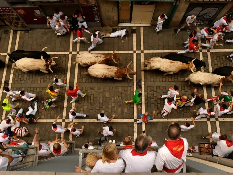 Sanfermín-Fest in Pamplona