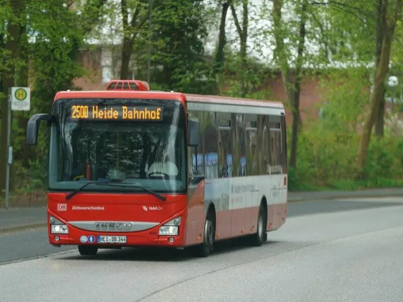 Bus in Heide