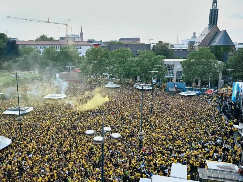 Borussia Dortmund - Real Madrid - Public Viewing in Dortmund