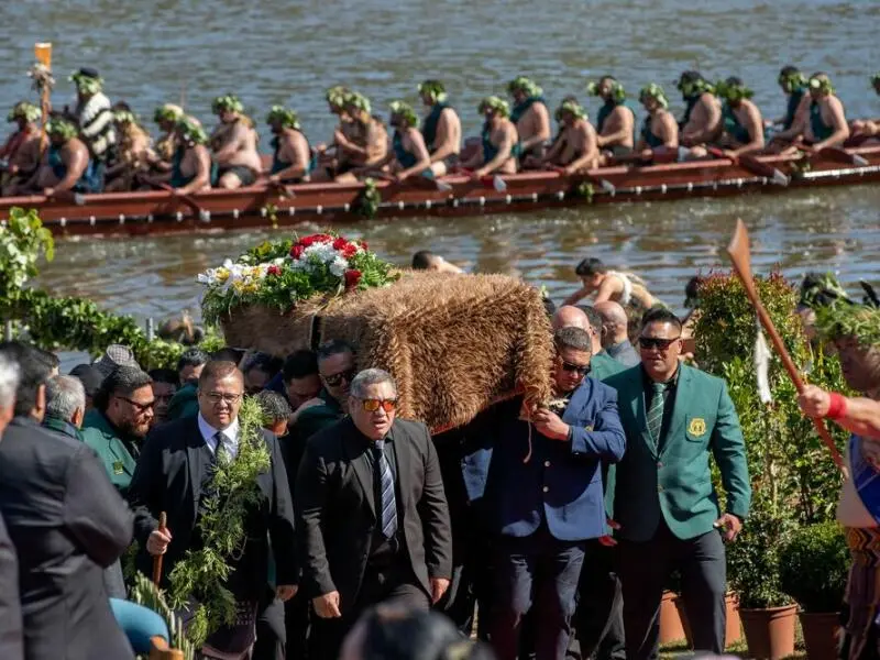 Beisetzung Maori-König Tuheitia Pootatau Te Wherowhero