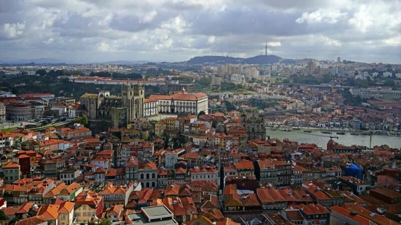 Stadtansicht von Porto, Portugal