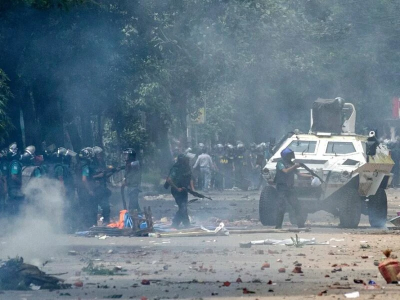 Studentenproteste in Bangladesch