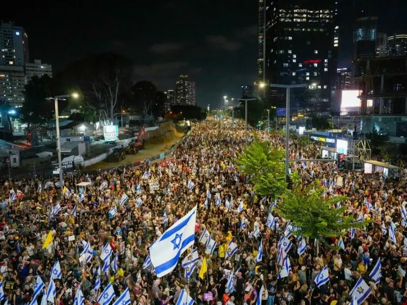 Nahostkonflikte - Proteste in Tel Aviv